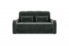 Диван-кровать, ширина спального места 140 см, ткань Сенсей (Scratch resistance) Black Onyx