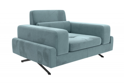 Кресло, ткань Империя Dusty Dlue