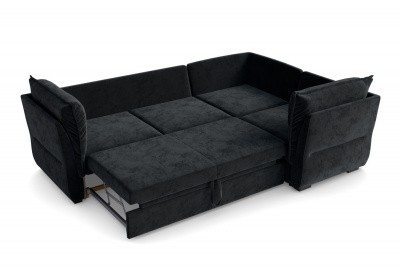 Диван-кровать, набор 2, ткань Сенсей Black Onyx